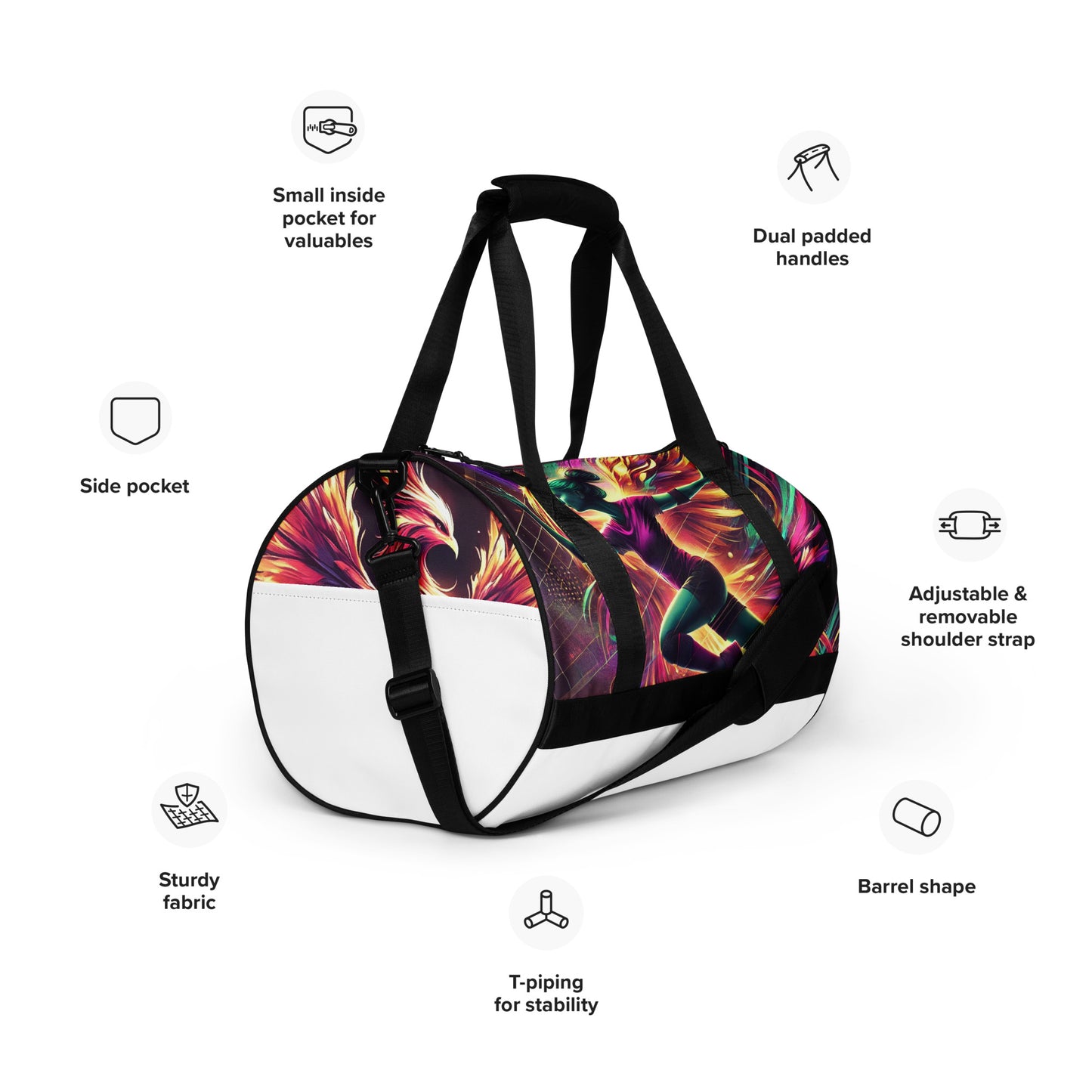 Unsneak Womain - All-over print gym bag