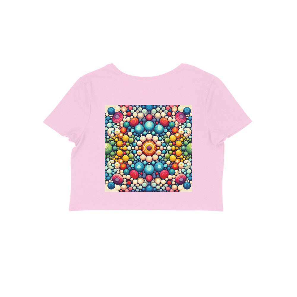 Summer Crop Tops with Rainbow Bubbles - Unsneak Limited Women Collection