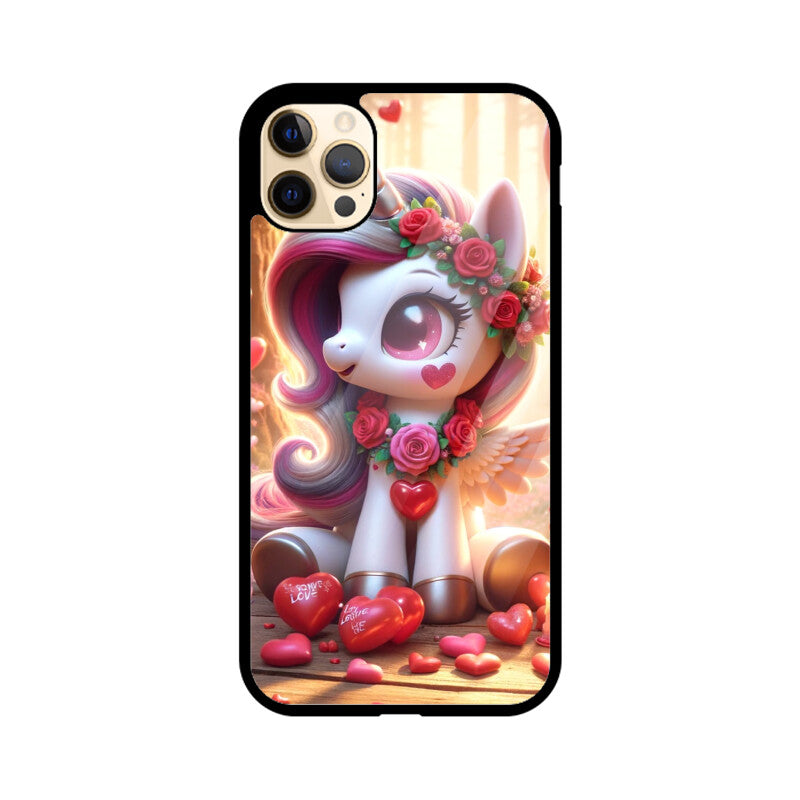 iPhone Case with Rainbow Unicorn Sparkle