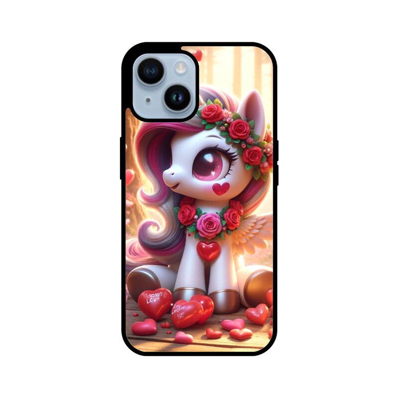 iPhone Case with Rainbow Unicorn Sparkle