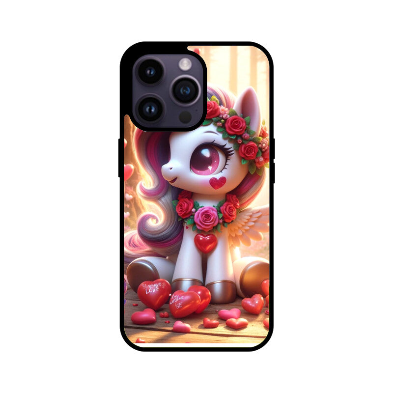 iPhone Case with Rainbow Unicorn Sparkle