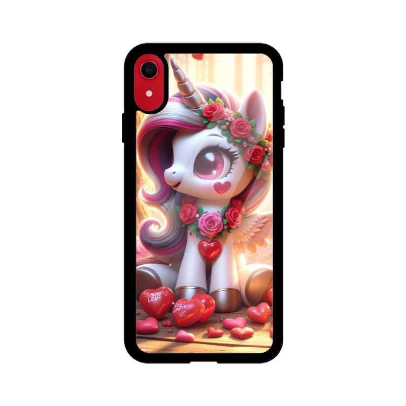 iPhone Case with Rainbow Unicorn Sparkle