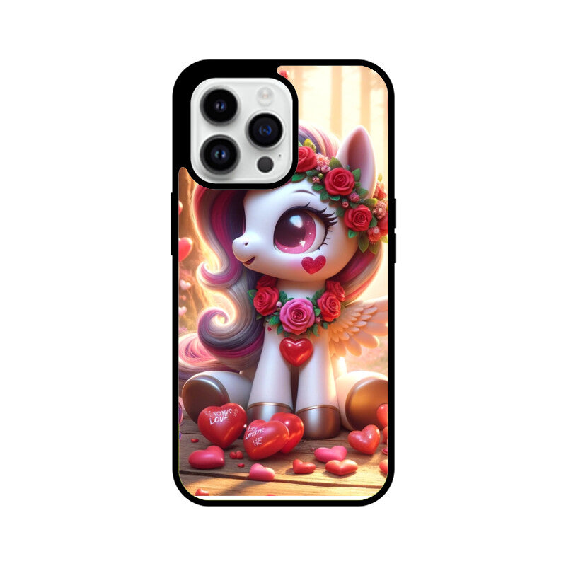 iPhone Case with Rainbow Unicorn Sparkle