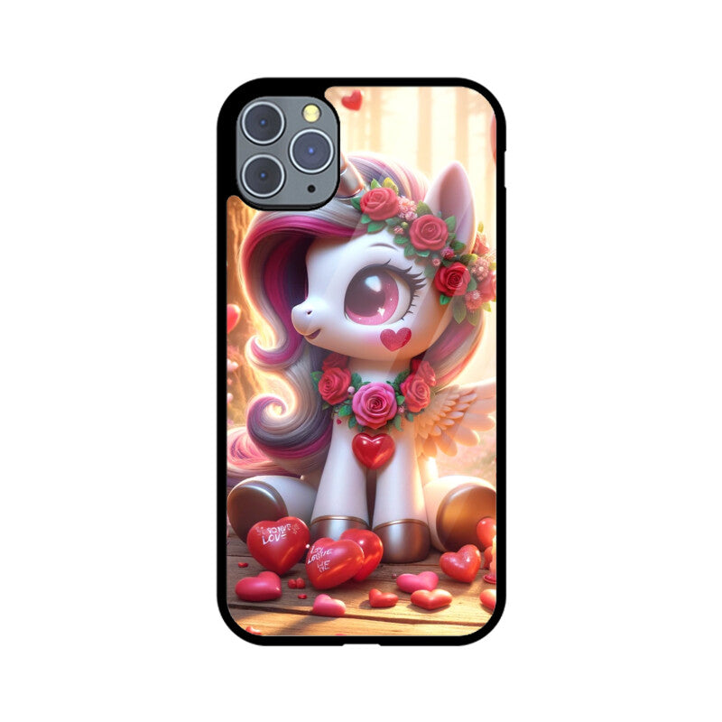 iPhone Case with Rainbow Unicorn Sparkle
