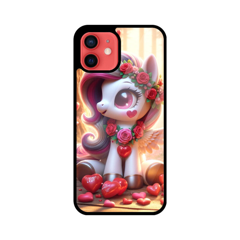 iPhone Case with Rainbow Unicorn Sparkle