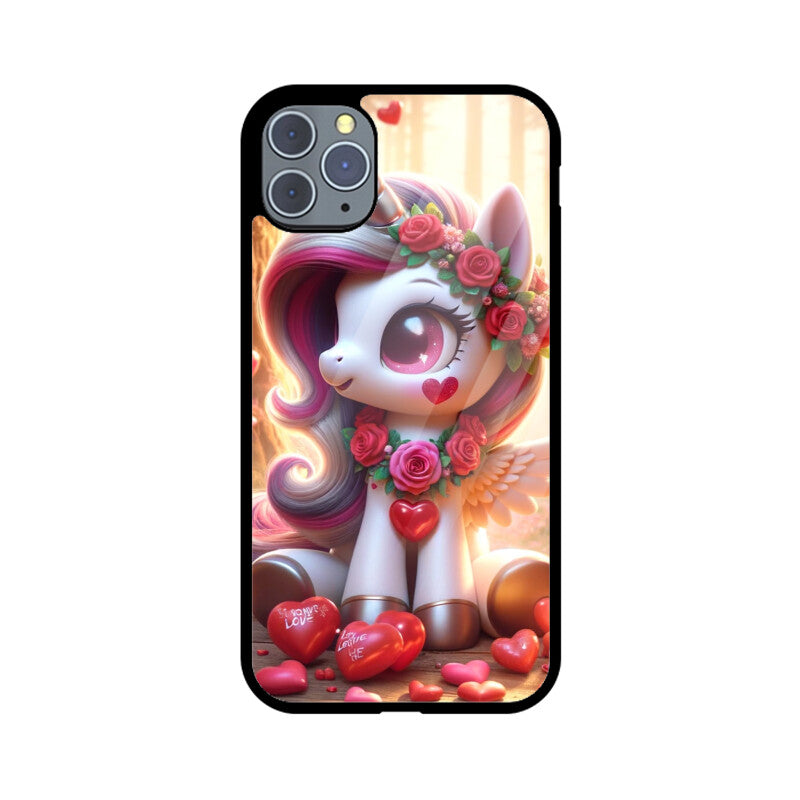 iPhone Case with Rainbow Unicorn Sparkle
