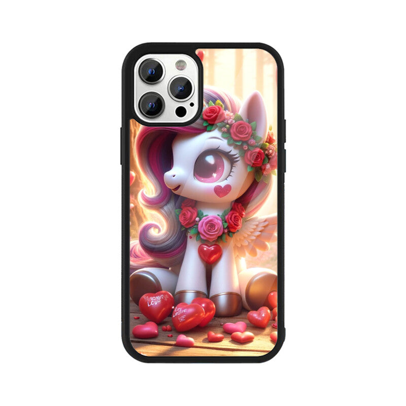 iPhone Case with Rainbow Unicorn Sparkle