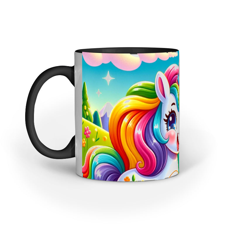 Magical Rainbow Unicorn Ceramic Mug