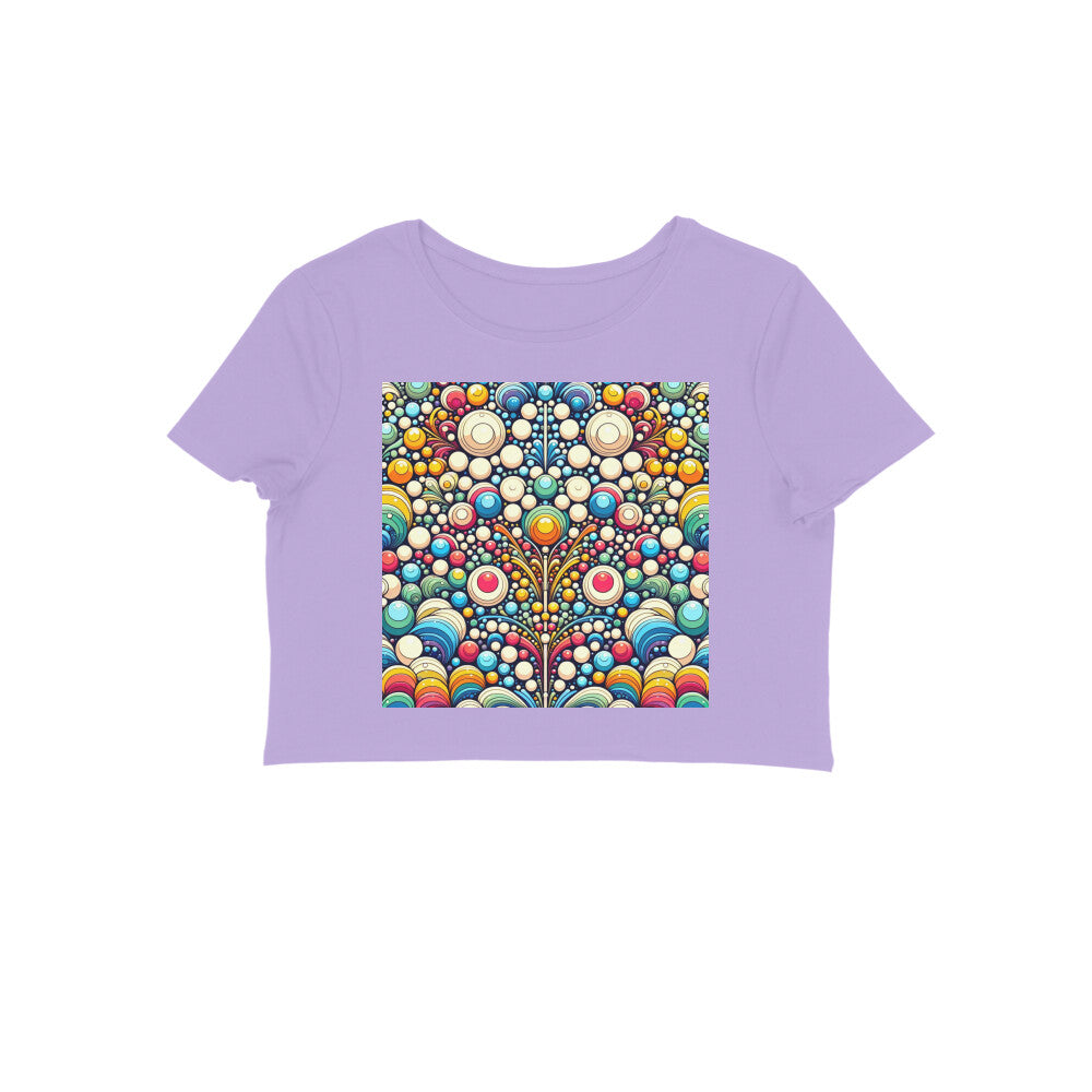 Summer Crop Tops with Rainbow Bubbles - Unsneak Limited Women Collection